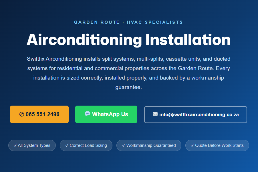 Airconditioning Installation